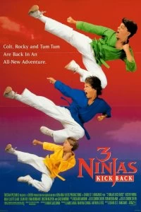 Постер Три ниндзя наносят ответный уда (3 Ninjas Kick Back)