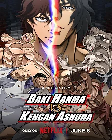 Постер Баки Ханма против Кэнгана Асуры (Baki Hanma VS Kengan Ashura)